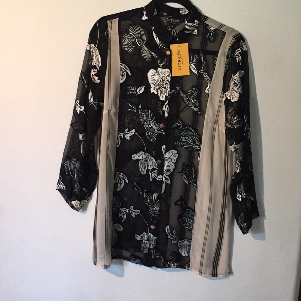 Citron long sleeve Blouse